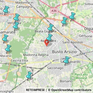 Mappa Via Veroncorella, 21052 Busto Arsizio VA, Italia (2.95818)