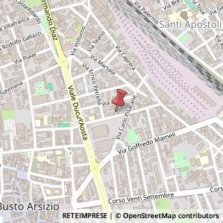 Mappa Via Generale Biancardi, 9, 21052 Busto Arsizio, Varese (Lombardia)