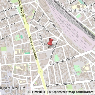 Mappa Via Generale Biancardi, 9, 21052 Busto Arsizio, Varese (Lombardia)