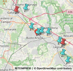 Mappa Via Generale Biancardi, 21052 Busto Arsizio VA, Italia (4.90333)