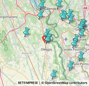 Mappa Via Sciuccone, 28047 Oleggio NO, Italia (9.879)