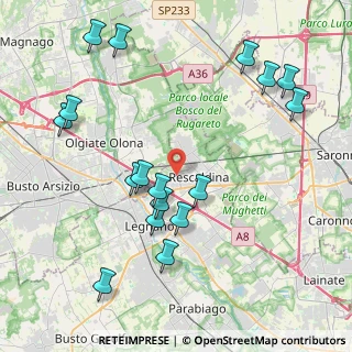 Mappa Via Rovellini, 20025 Legnano MI, Italia (4.61941)
