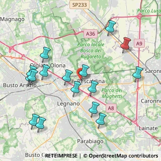 Mappa Via Rovellini, 20025 Legnano MI, Italia (4.48)