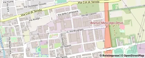 Mappa Bovisio-Masciago