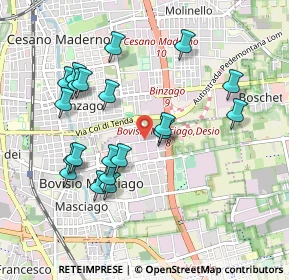 Mappa Via E. Fermi, 20813 Bovisio-Masciago MB, Italia (0.958)