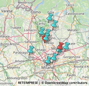 Mappa Via E. Fermi, 20813 Bovisio-Masciago MB, Italia (10.71273)