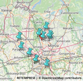 Mappa Via E. Fermi, 20813 Bovisio-Masciago MB, Italia (11.82545)