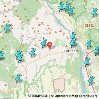 Mappa Via Roma, 13045 Gattinara VC, Italia (6.531)