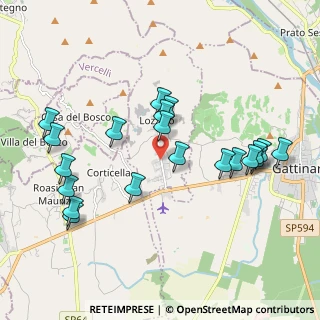 Mappa Via Prato Rovere, 13045 Lozzolo VC, Italia (2.0495)