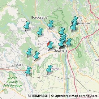 Mappa Via Prato Rovere, 13045 Lozzolo VC, Italia (6.73389)