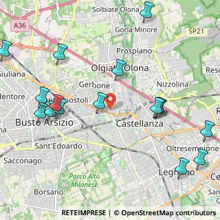 Mappa Via A. di Dio, 21057 Olgiate Olona VA, Italia (2.63375)