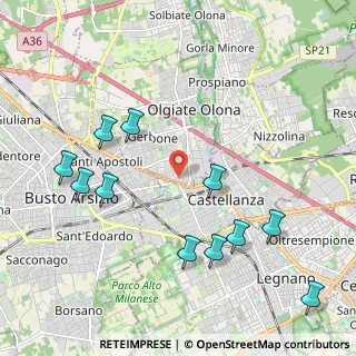 Mappa Via A. di Dio, 21057 Olgiate Olona VA, Italia (2.34909)