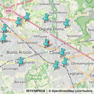 Mappa Via A. di Dio, 21057 Olgiate Olona VA, Italia (2.59636)