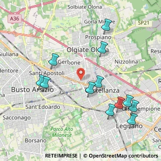 Mappa Via A. di Dio, 21057 Olgiate Olona VA, Italia (2.28)