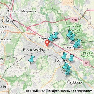 Mappa Via A. di Dio, 21057 Olgiate Olona VA, Italia (4.4225)