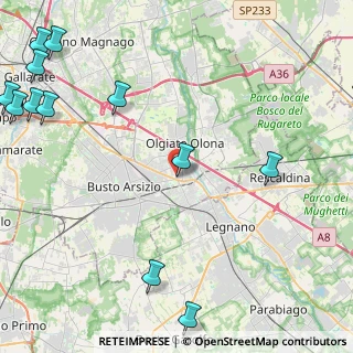 Mappa Via A. di Dio, 21057 Olgiate Olona VA, Italia (6.85308)