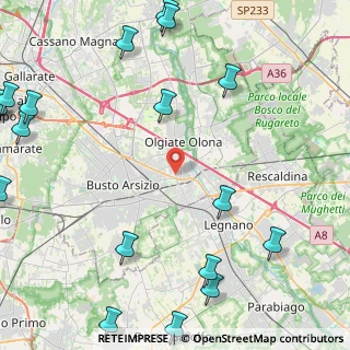 Mappa Via A. di Dio, 21057 Olgiate Olona VA, Italia (7.074)