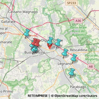 Mappa Via A. di Dio, 21057 Olgiate Olona VA, Italia (3.10545)