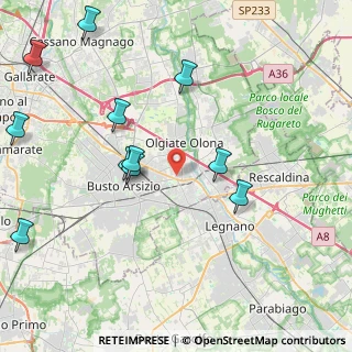 Mappa Via A. di Dio, 21057 Olgiate Olona VA, Italia (4.88545)