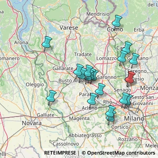 Mappa Via A. di Dio, 21057 Olgiate Olona VA, Italia (15.297)