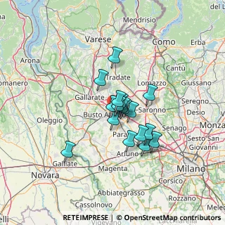 Mappa Via A. di Dio, 21057 Olgiate Olona VA, Italia (8.77)