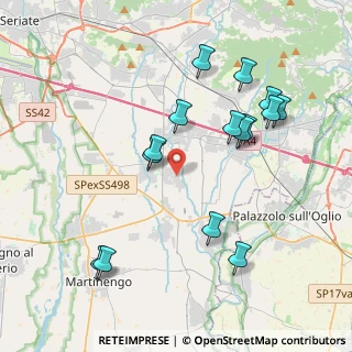 Mappa Via Cherio, 24050 Calcinate BG, Italia (4.09733)