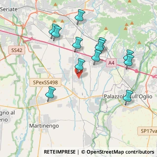 Mappa Via Cherio, 24050 Calcinate BG, Italia (4.07667)