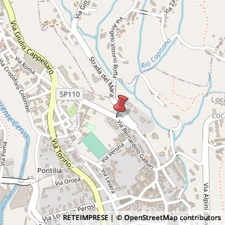 Mappa Via Bernardino Galliari,  266, 13811 Andorno Micca, Biella (Piemonte)