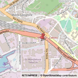Mappa Via dei Cosulich Natale, 13, 34147 Trieste, Trieste (Friuli-Venezia Giulia)