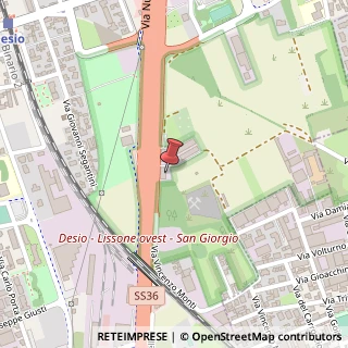 Mappa Via Vincenzo Monti, 74, 20832 Desio, Monza e Brianza (Lombardia)
