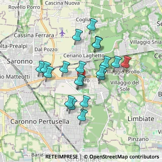 Mappa Via Borromeo d'Adda, 20033 Solaro MI, Italia (1.5475)