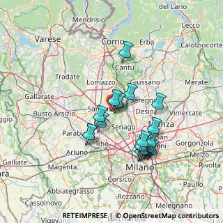Mappa Via Borromeo d'Adda, 20033 Solaro MI, Italia (12.06684)
