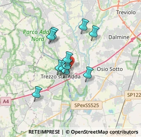 Mappa Capriate San Gervasio, 24042 Capriate San Gervasio BG, Italia (2.55545)