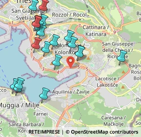 Mappa Via Caboto Giovanni E Sebastiano, 34147 Trieste TS, Italia (2.2385)
