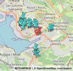 Mappa Via Caboto Giovanni E Sebastiano, 34147 Trieste TS, Italia (1.538)