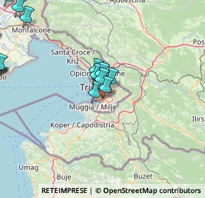 Mappa Via Caboto Giovanni E Sebastiano, 34147 Trieste TS, Italia (24.837)