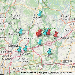 Mappa Via Dante, 20882 Bellusco MB, Italia (6.27308)