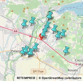 Mappa Via Siena, 25036 Palazzolo sull'Oglio BS, Italia (3.25813)