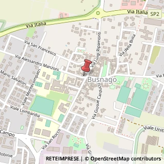 Mappa Via Alessandro Manzoni, 2, 20874 Busnago, Monza e Brianza (Lombardia)