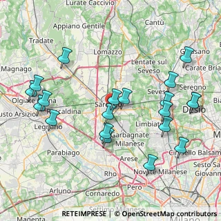 Mappa Via San Solutore, 21047 Saronno VA, Italia (8.9745)
