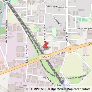 Mappa Via San Solutore, 27, 21047 Saronno, Varese (Lombardia)