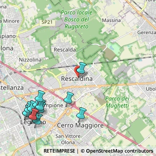 Mappa Piazza della Chiesa, 20027 Rescaldina MI, Italia (2.976)