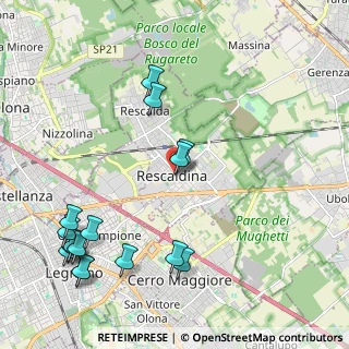 Mappa Piazza della Chiesa, 20027 Rescaldina MI, Italia (2.61375)