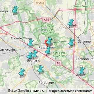Mappa Piazza della Chiesa, 20027 Rescaldina MI, Italia (4.66273)