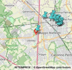 Mappa Via Spinella, 21040 Uboldo VA, Italia (2.25667)