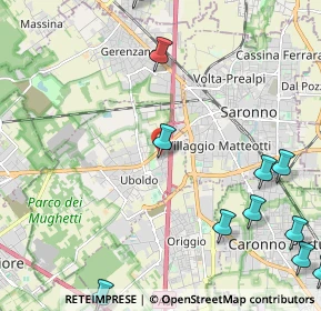 Mappa Via Spinella, 21040 Uboldo VA, Italia (3.07636)
