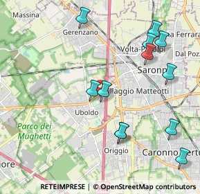 Mappa Via Spinella, 21040 Uboldo VA, Italia (2.28083)