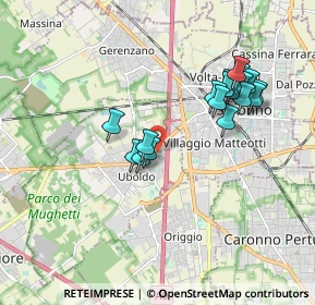 Mappa Via Spinella, 21040 Uboldo VA, Italia (1.71833)