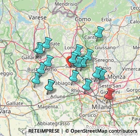 Mappa Via Spinella, 21040 Uboldo VA, Italia (11.84947)