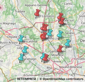 Mappa Via Spinella, 21040 Uboldo VA, Italia (6.91824)